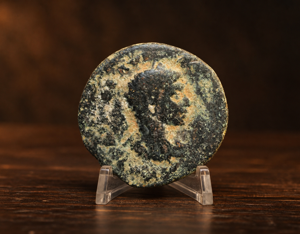 Moeda Romana Provincial – Provável Diadumeniano como César, Antioquia (217–218 d.C.)