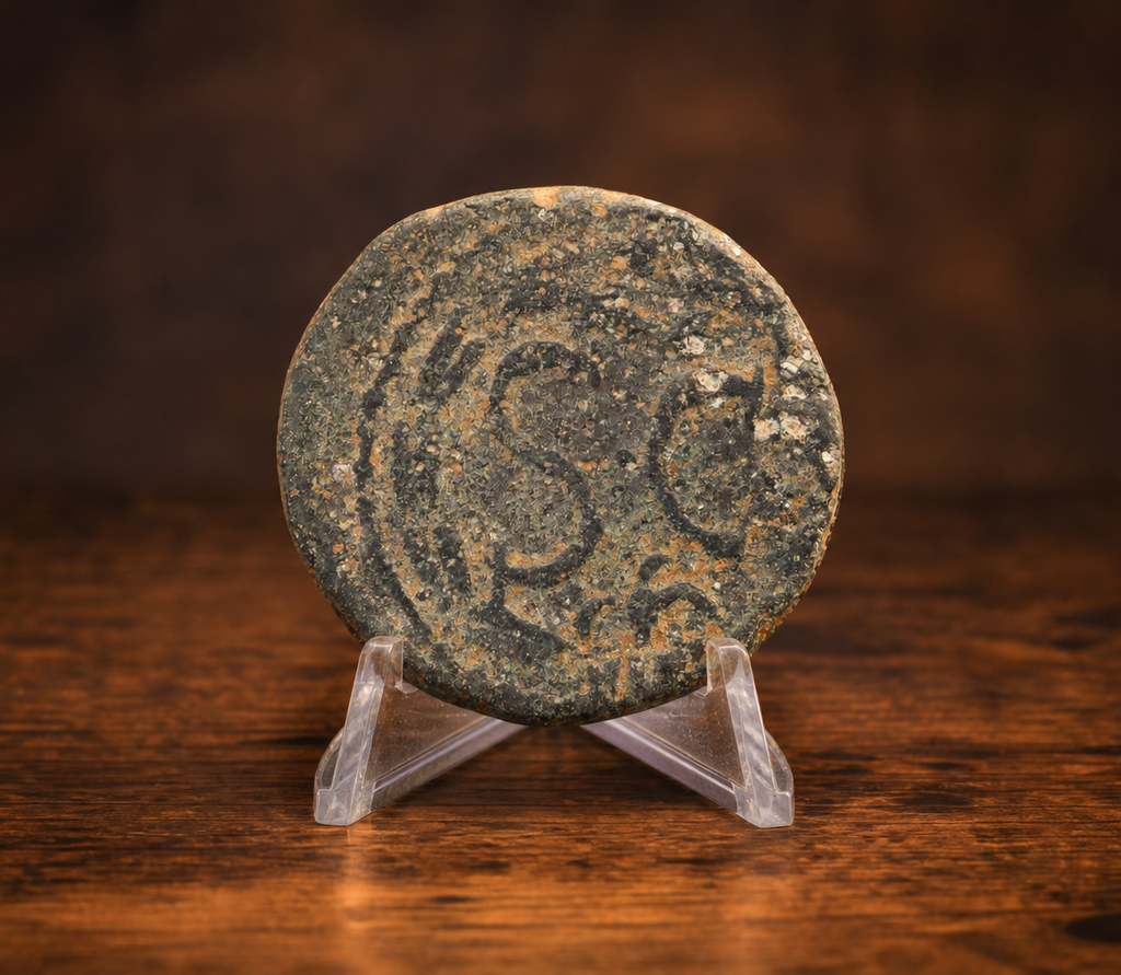 Moeda Romana Provincial de Diadumeniano como César, Antioquia (217–218 d.C.)