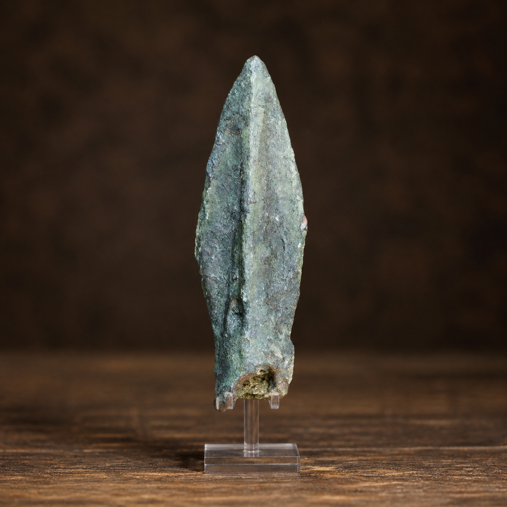 Ponta de Flecha Greco-Cita Foliácea de Bronze (c. séculos VI a IV a.C.)