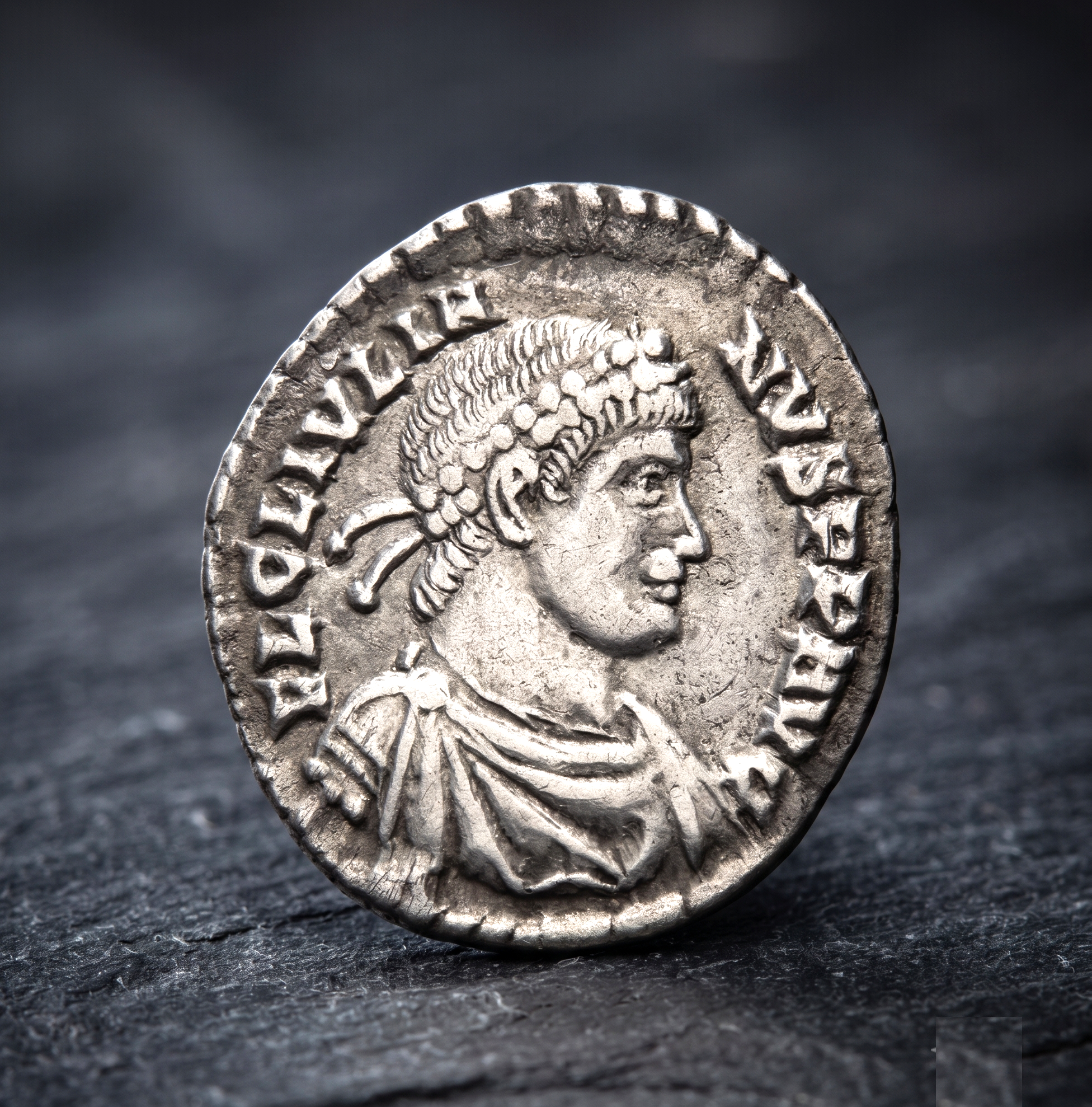 Moeda Romana Escassa siliqua de prata de Julian II (360-363 dC) – imagem 1