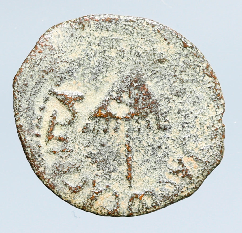 Moeda judia "Bíblica" de Agrippa I (37-43 CE). Dinastia Herodiana. – imagem 1