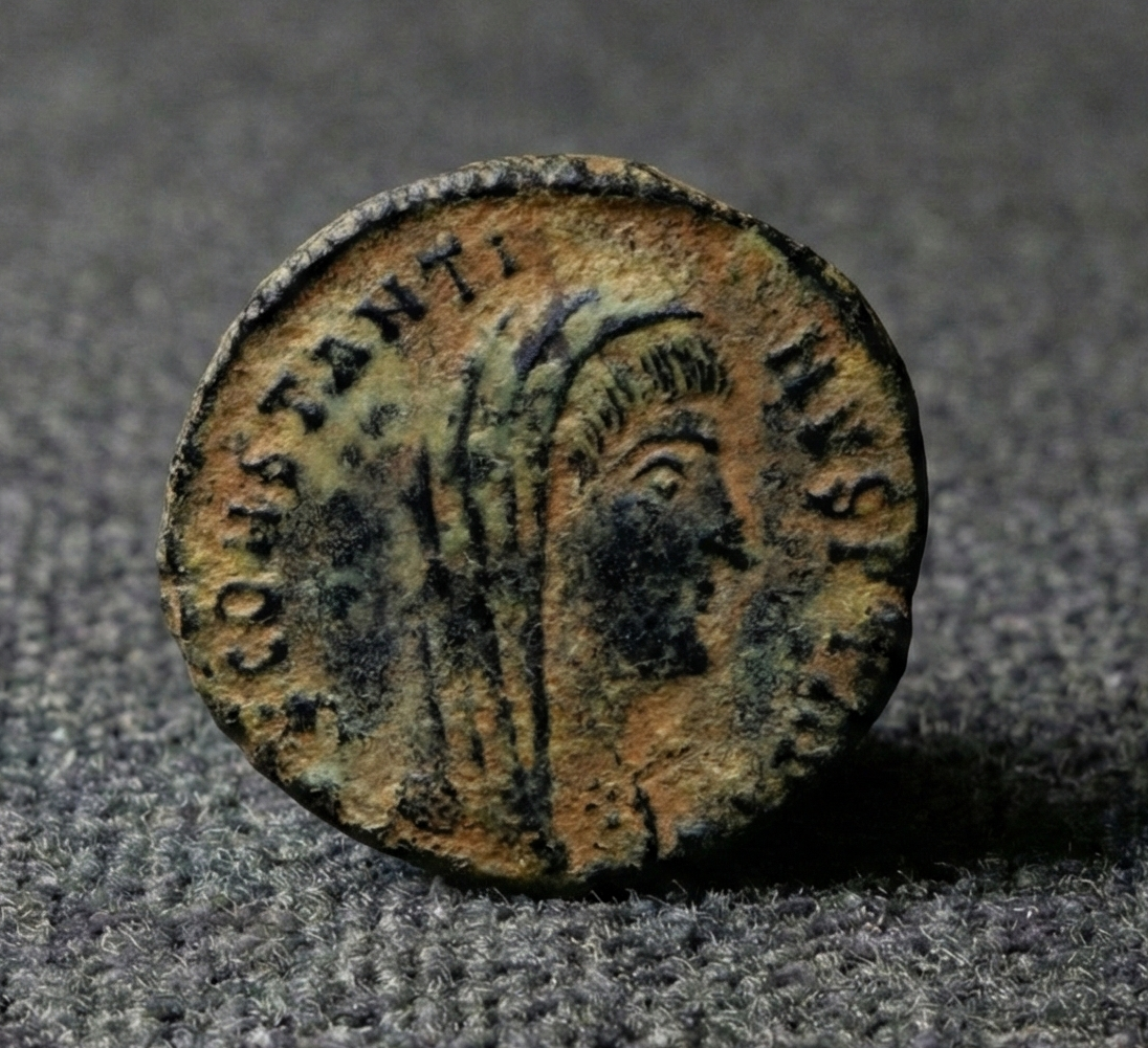 Moeda Romana Numus de Divus Constantino I o Grande (306–337) – imagem 2
