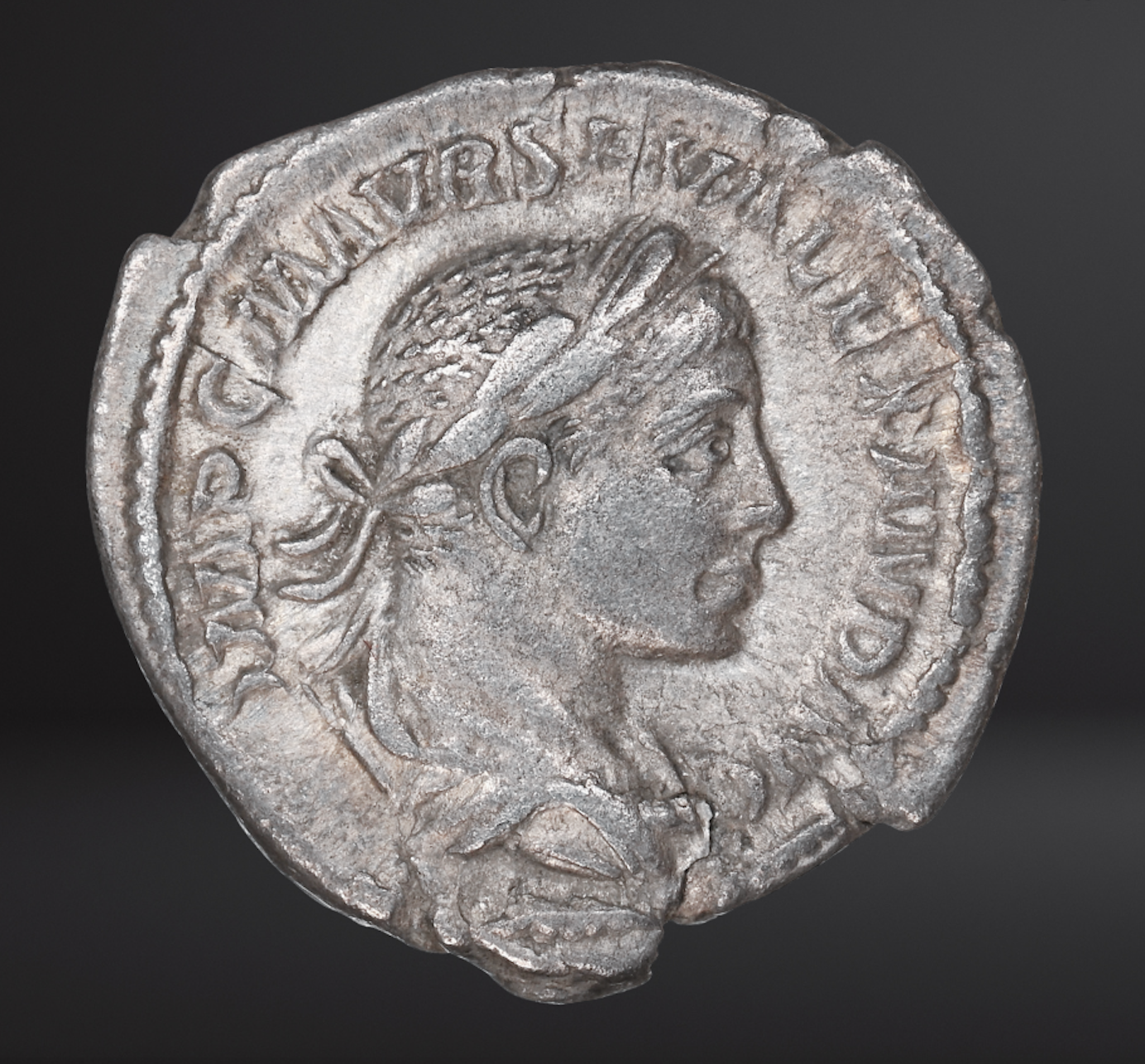 Moeda Romana Denarius de Alexandre Severo (222-235 dC) – imagem 3