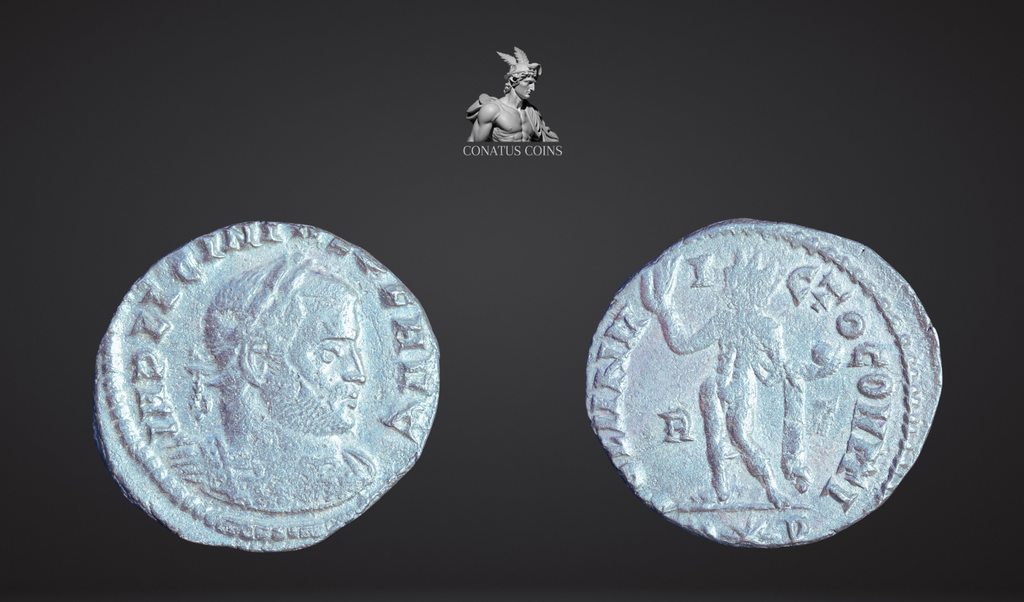 Moeda Romana Follis de Licinius I (308-324 dC) – imagem 2