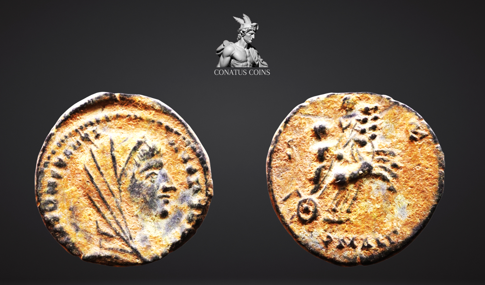 Moeda Romana de Constantino I (Divus) (310–337 dC) – imagem 1