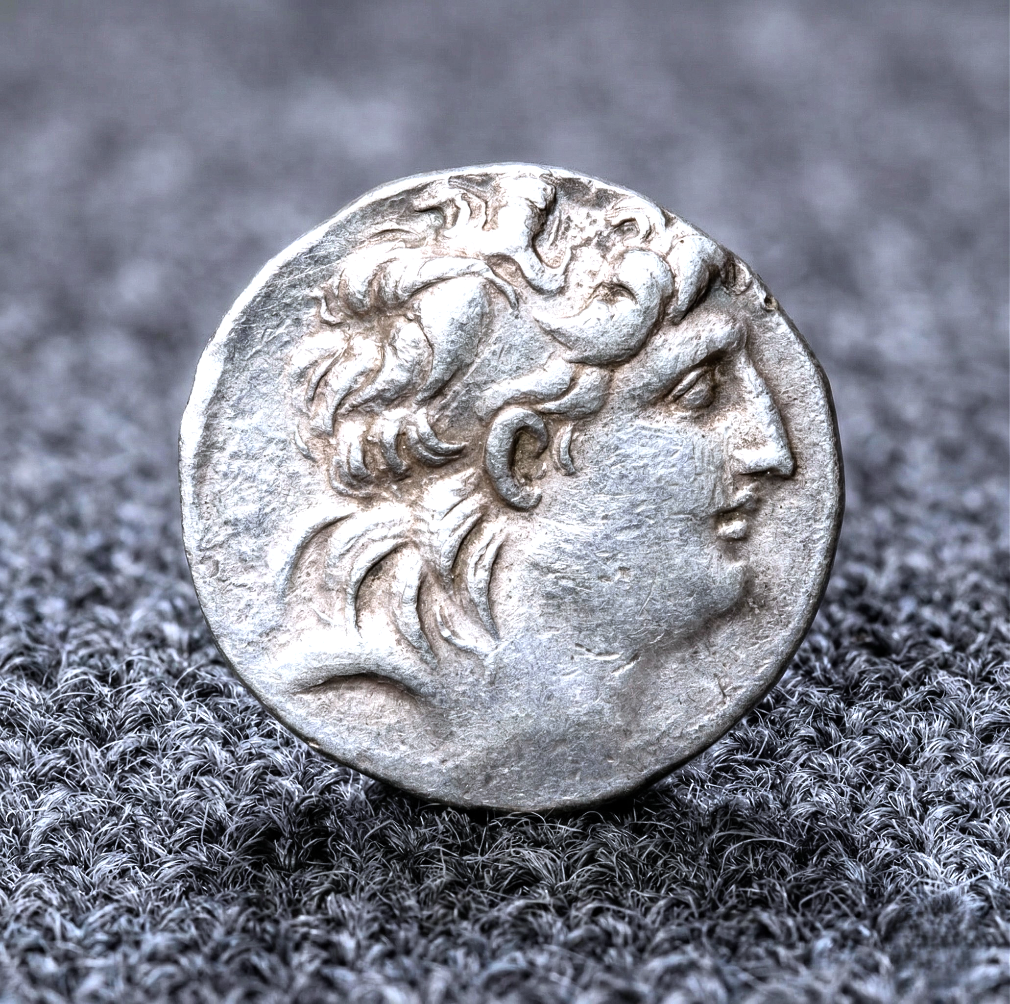 Moeda Grega Tetradracma de Antiochus VII Euergetes (138-129 a.C.) – imagem 1