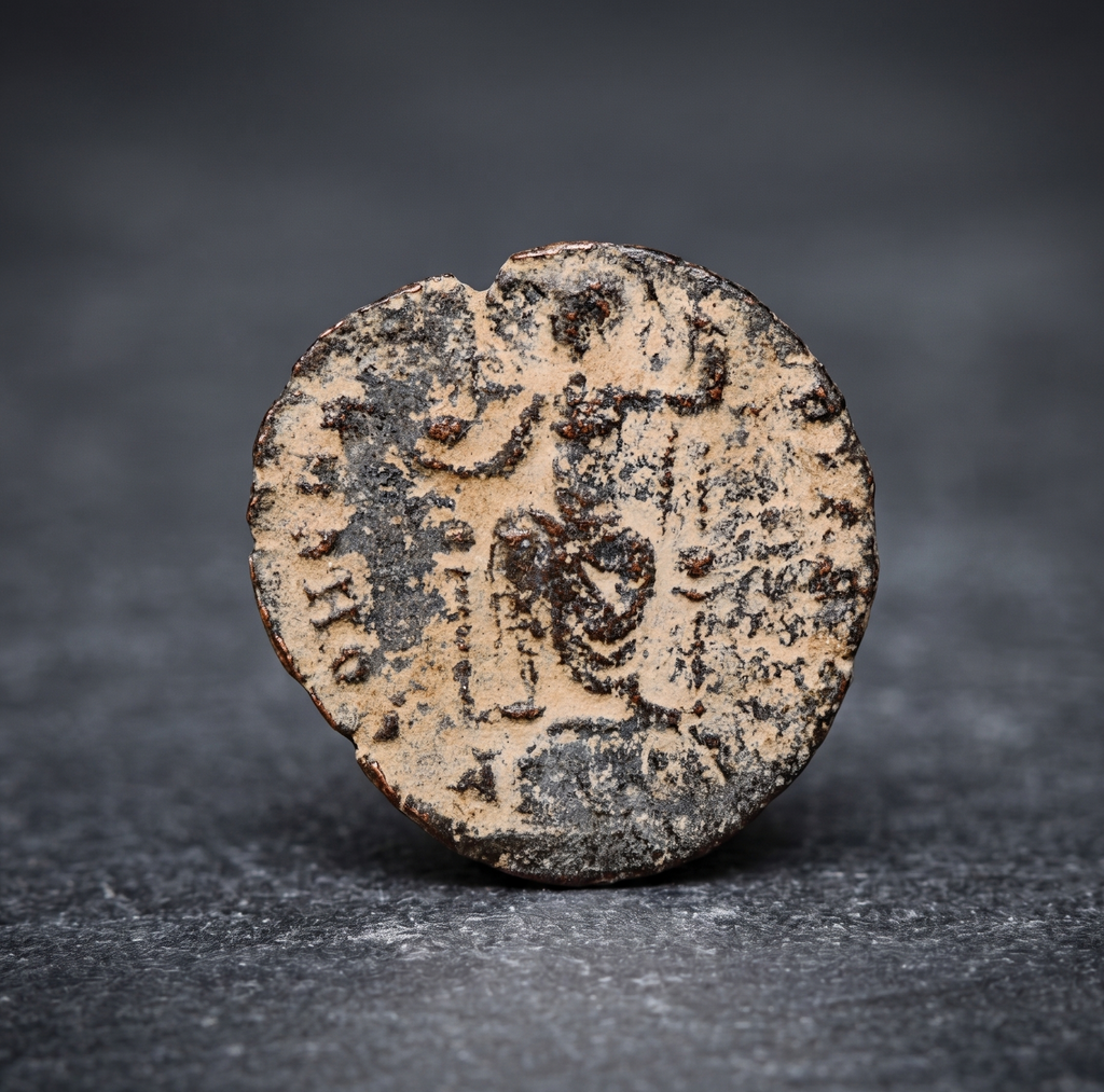 Moeda Romana Follis de Gratian (367-383 dC) – imagem 2