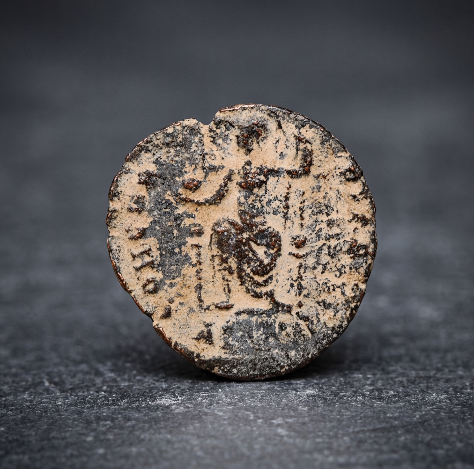 Moeda Romana Follis de Gratian (367-383 dC) – imagem 2