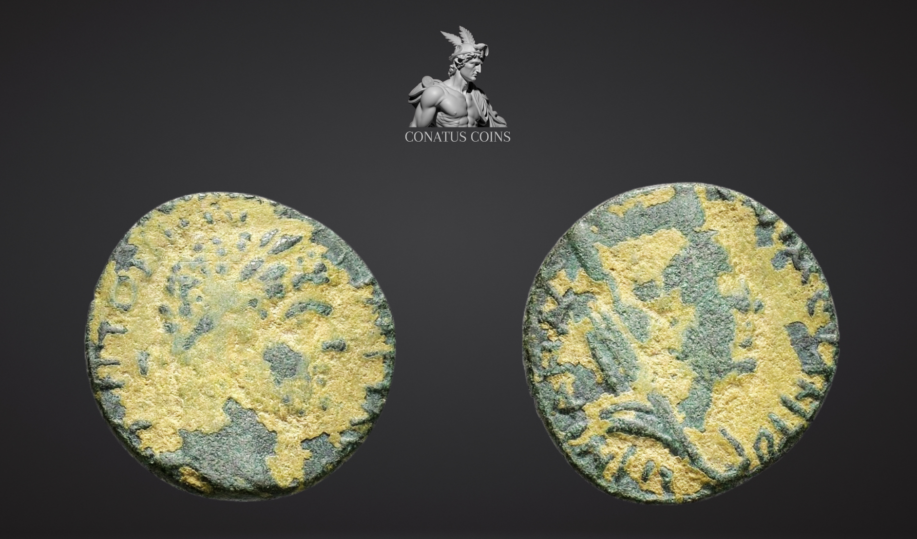 Moeda Romana Provincial Rara de Caracalla (198-217 dC) – imagem 1