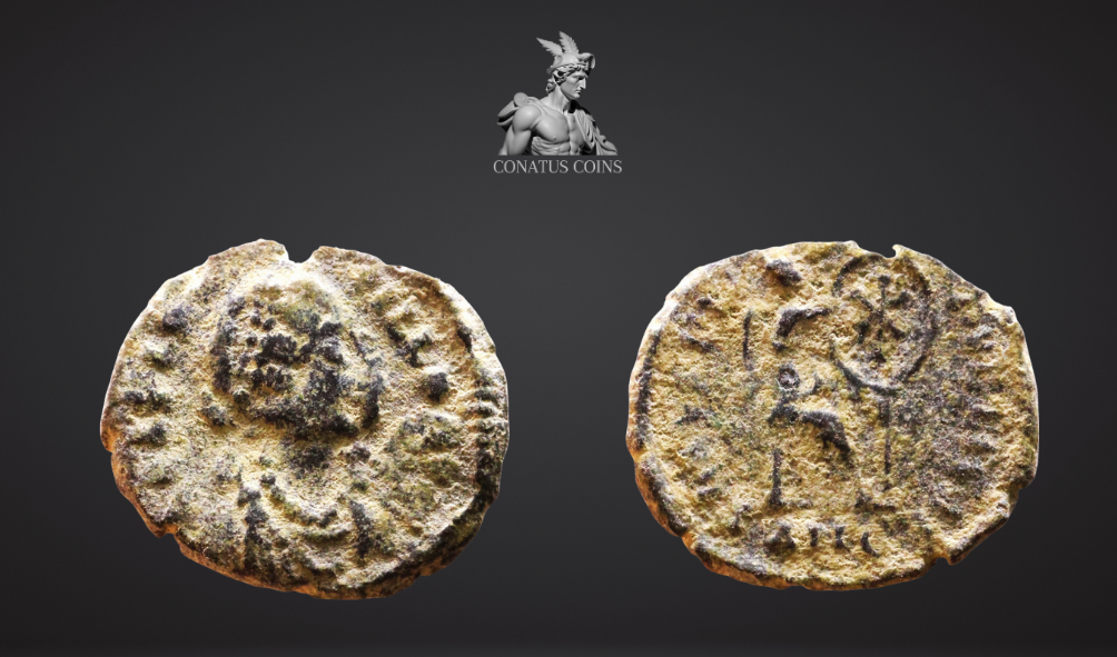 Moeda Romana Escassa de Aelia Flaccilla (379-386 dC) – imagem 1