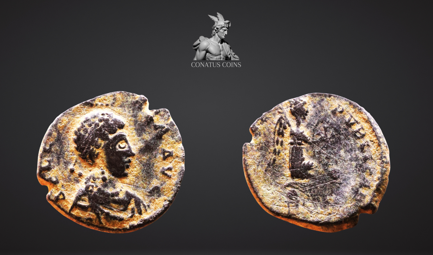Moeda Romana de Aelia Eudoxia (395-404 dC) – imagem 1