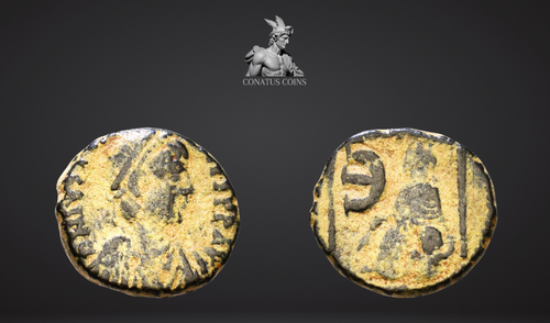 Moeda Bizantina de Justiniano I (527-565 dC) – imagem 1