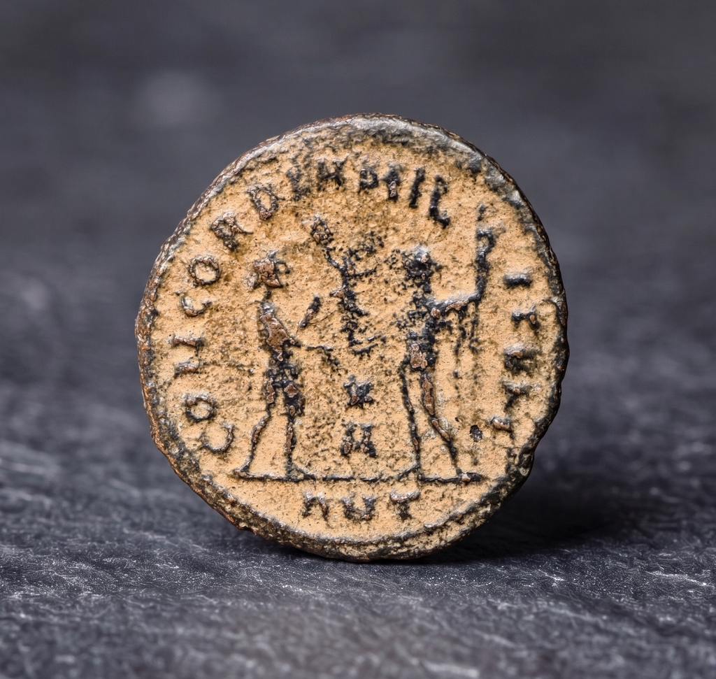Moeda Romana Antoniniano de Constantius I, como Caesar (293-305 dC) – imagem 2
