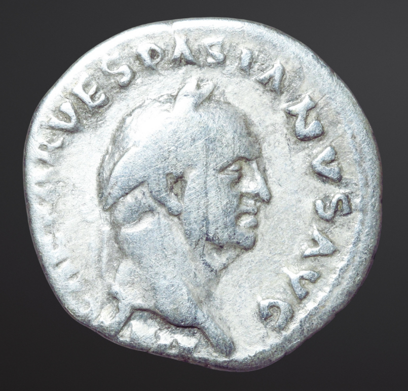Moeda Romana Denário de Vespasian (69–79 dC) – imagem 1