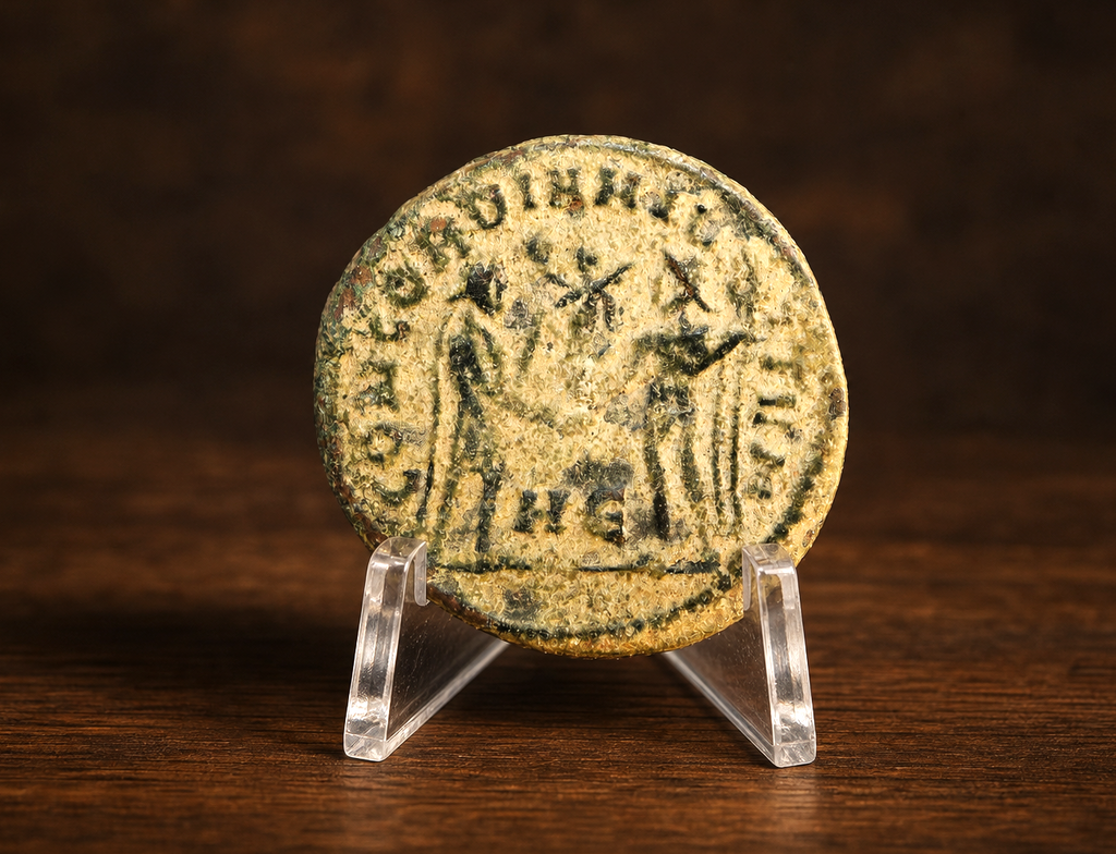Moeda Romana Radiado de Diocleciano, Heracleia (295 a 298 d.C.) – imagem 1