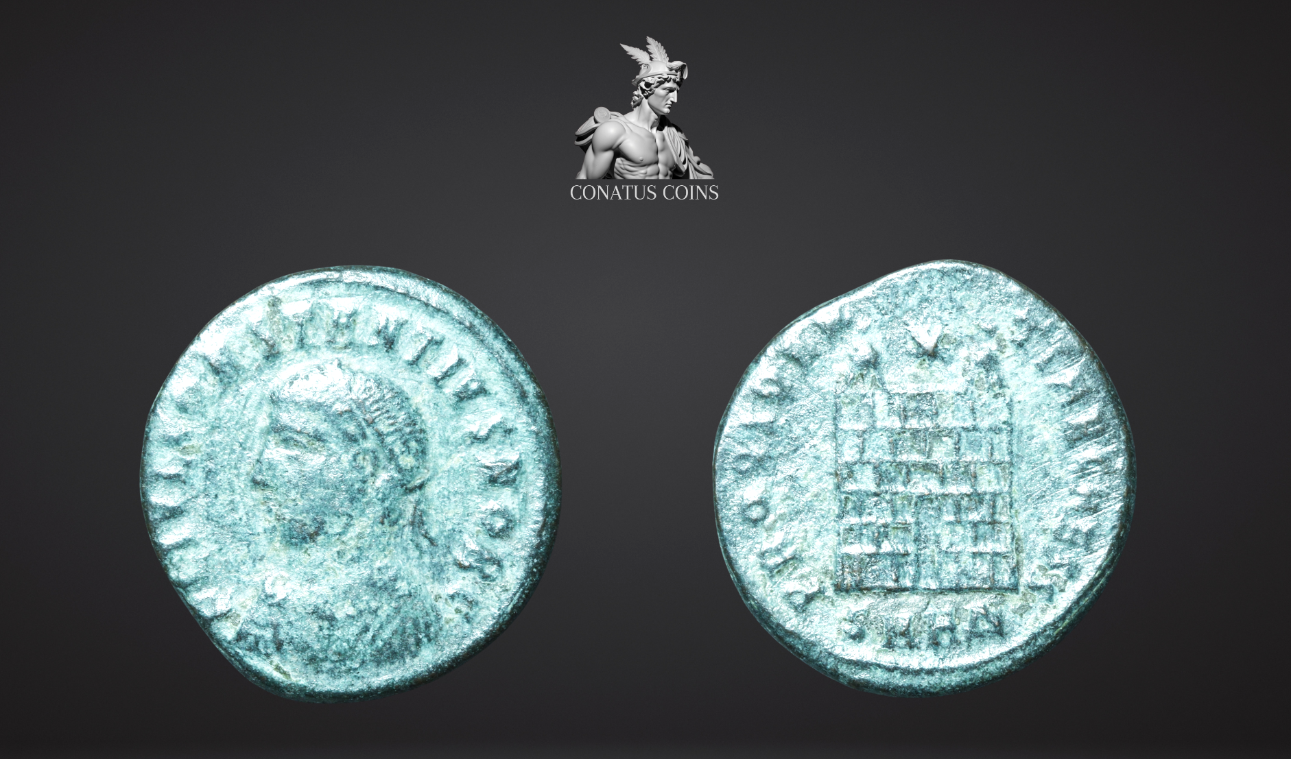 Moeda Romana de Constantius II (César, 324–337 dC) – imagem 1
