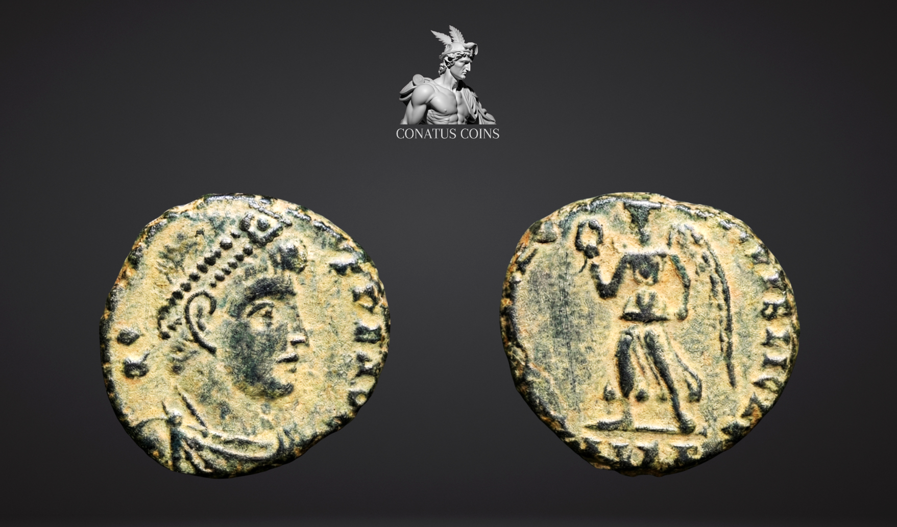 Moeda Romana nummus de Valens (364-378 dC) – imagem 1
