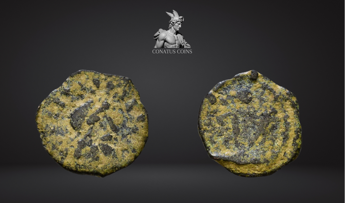 Moeda Vândala Rara Nummus de Gaiseric (428-477) ou Galimer (520-533). – imagem 1