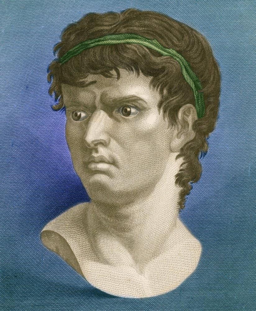 Moeda Romana Rara Quinarius de Brutus (42 aC) – imagem 3