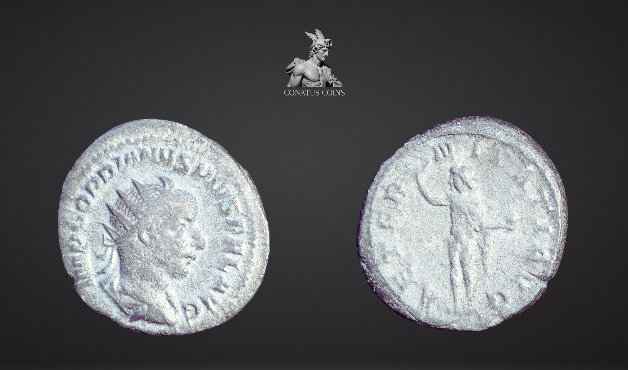 Moeda Romana Antoninian de Gordianus III (238-244 d.C.) – imagem 1