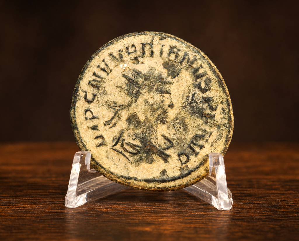 Moeda Romana Aureliano de Numeriano, Cízico (283 a 284 d.C.) – imagem 1