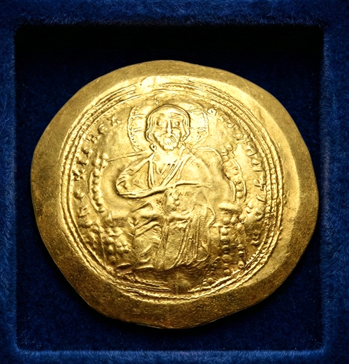 Moeda Bizantina de Constantine IX Monomachus (1042–1055) – imagem 2