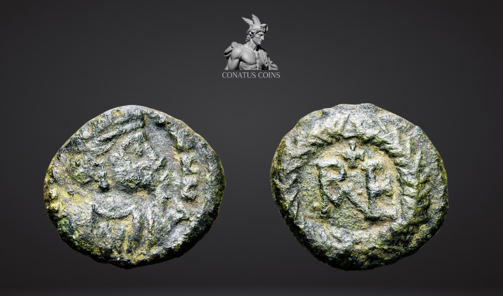 RARÍSSIMA Moeda Ostrogoda Nummi de Teodorico (500-526 dC) – imagem 1