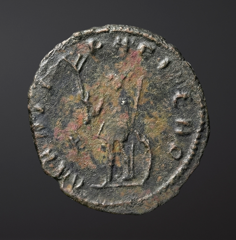Moeda Romana Antoninian de Gallienus (Publius Licinius Egnatius Gallienus) (253-268 d.C.) – imagem 2