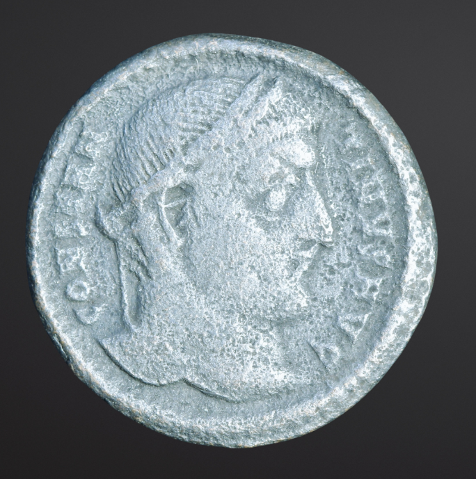 Moeda Romana Follis de Constantino o Grande (307-337 dC) – imagem 1