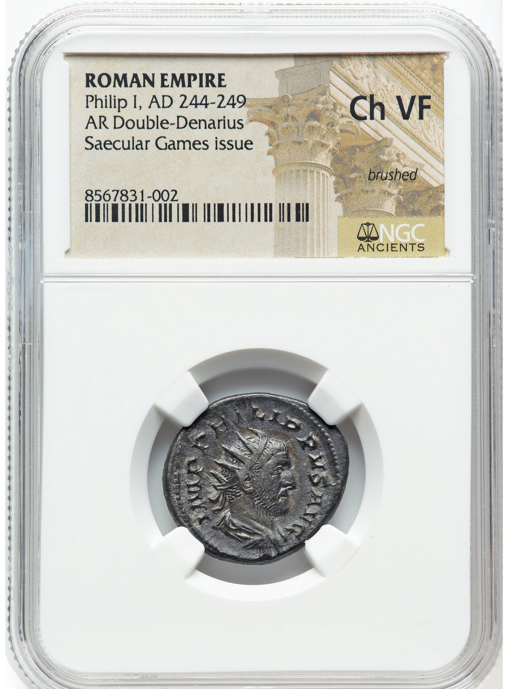 Moeda Romana Antoniniano de Filipe I. 244-249 dC. – imagem 1