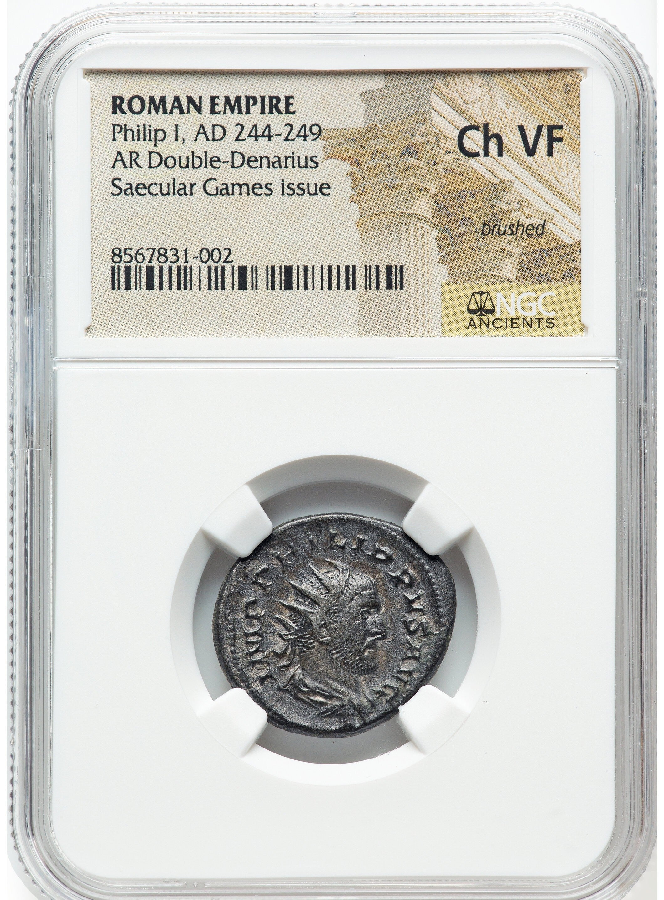 Moeda Romana Antoniniano de Filipe I. 244-249 dC. – imagem 1