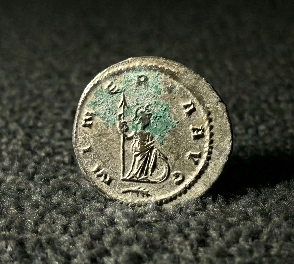 Moeda Romana Antoniniano de Gallienus (253–268 dC) – imagem 2