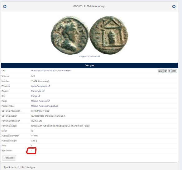 Moeda Romana Provincial Raríssima de Marcus Aurelius (161-180 dC) – imagem 3