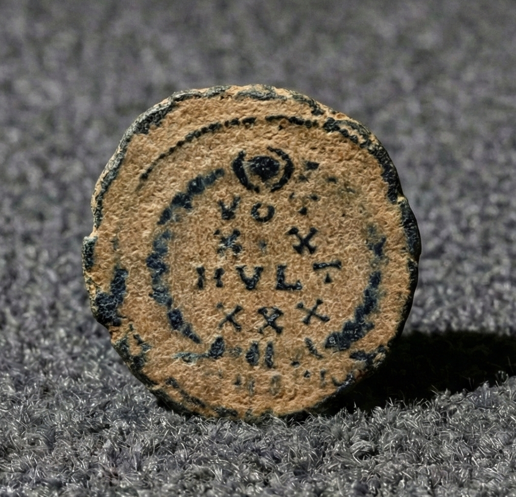Moeda Romana Nummus de Constantius II (AD 337–361) – imagem 2