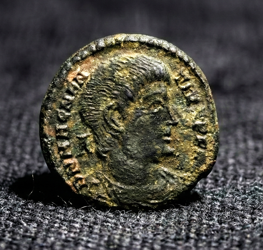 Moeda Escassa Centenionalis de Magnentius (350-353 dC) – imagem 2