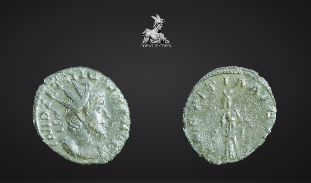 Moeda Romana Antoninian de Tetricus I (271-274 dC) – imagem 2