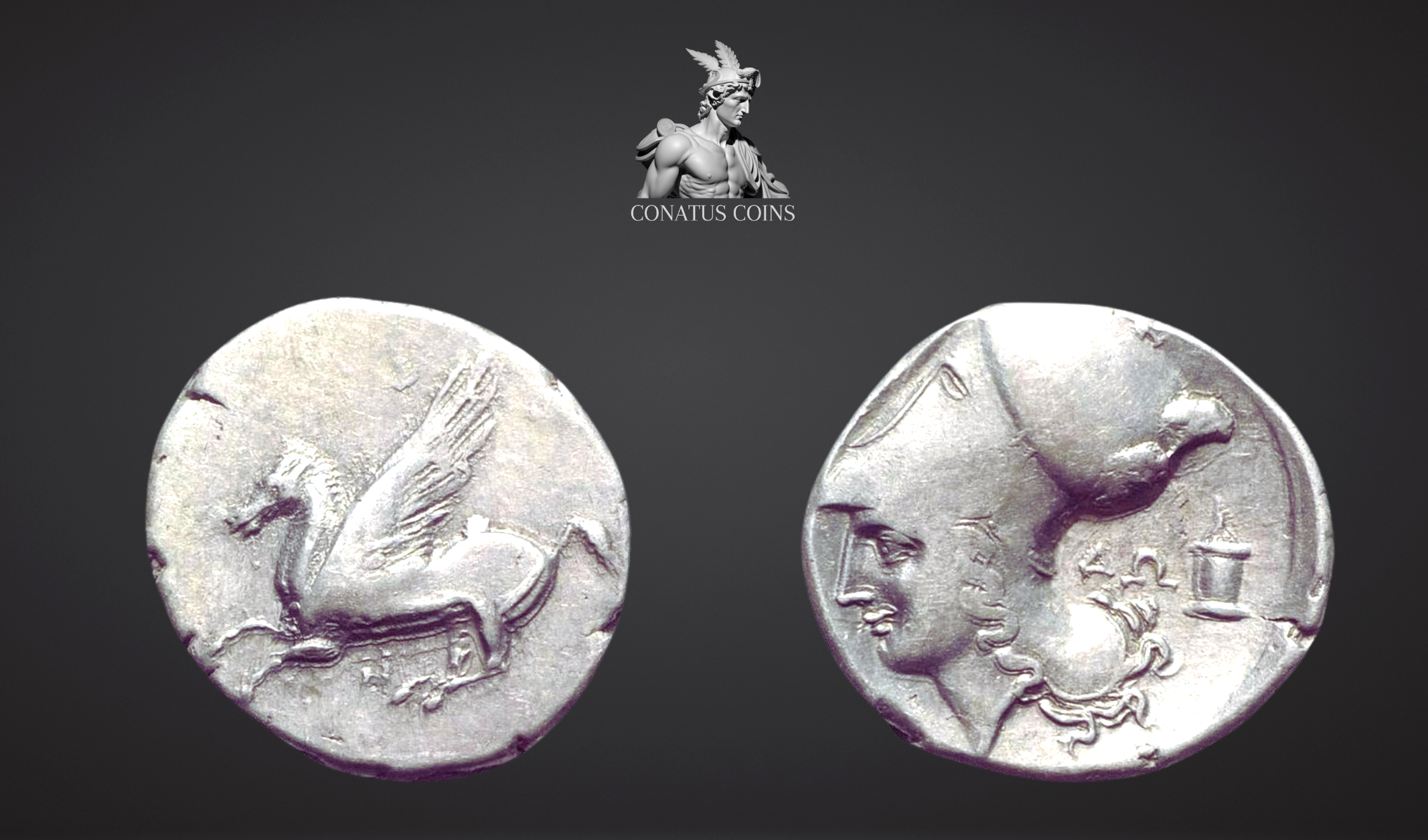 Moeda Grega de Anaktorion na Akarnania (c. 345–300 aC) – imagem 3