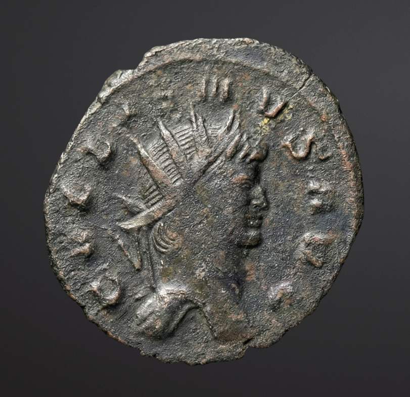 Moeda Romana Antoninian de Gallienus (Publius Licinius Egnatius Gallienus) (253-268 d.C.) – imagem 1
