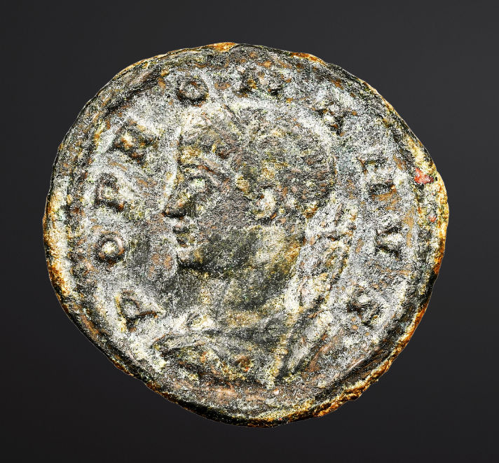 Moeda Romana Rara de Constantino O Grande - comemorativa da Ponte Mílvia (c. 330 dC) Certificada NGC – imagem 1