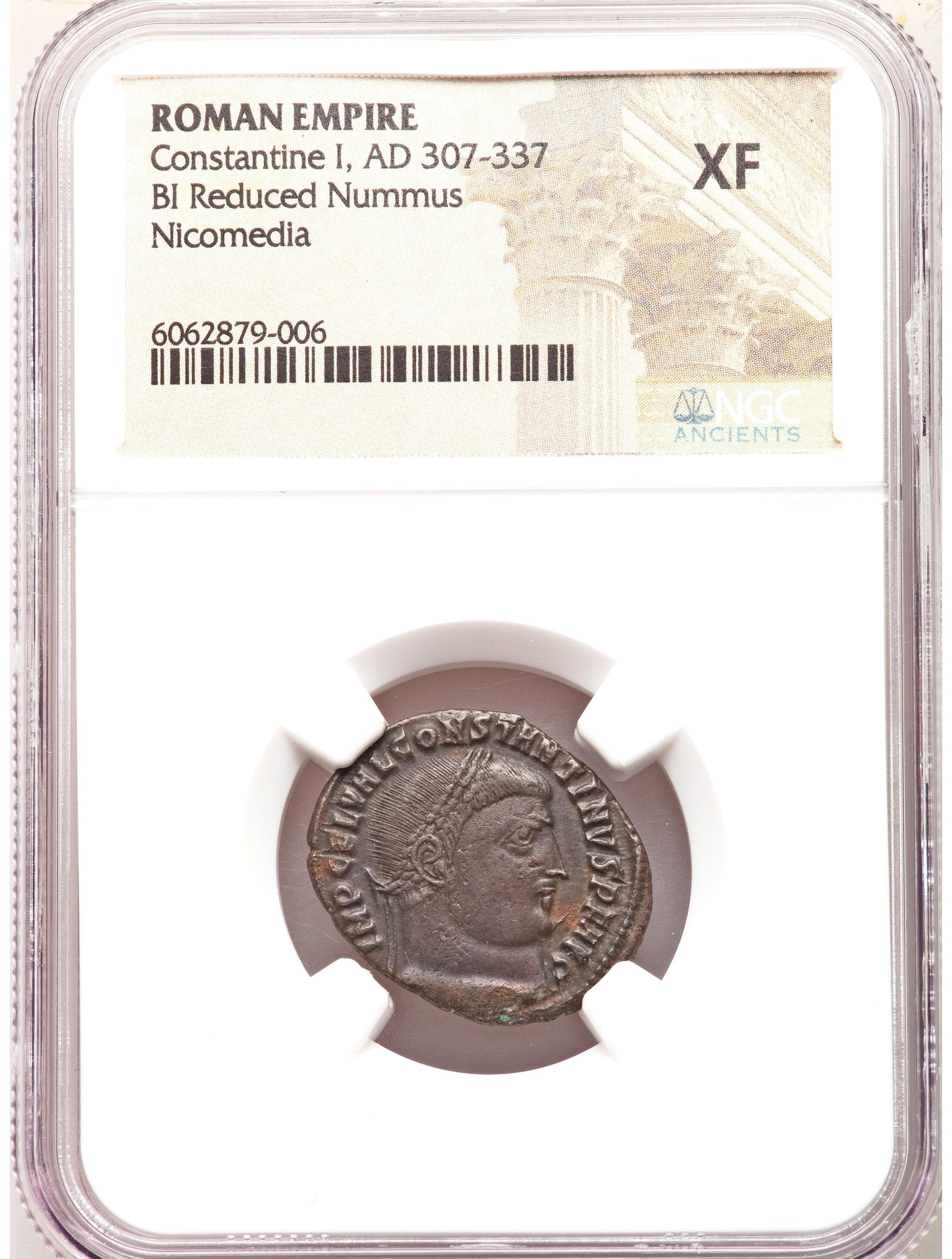 Moeda Romana Grande Follis de Constantino I, o Grande (307-337 dC) – imagem 3