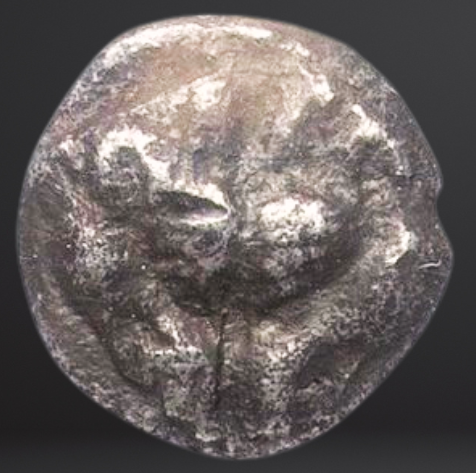 Moeda Grega Rara 1/24 Stater da Ilha de Lesbos (Circa 500-450 aC). – imagem 4
