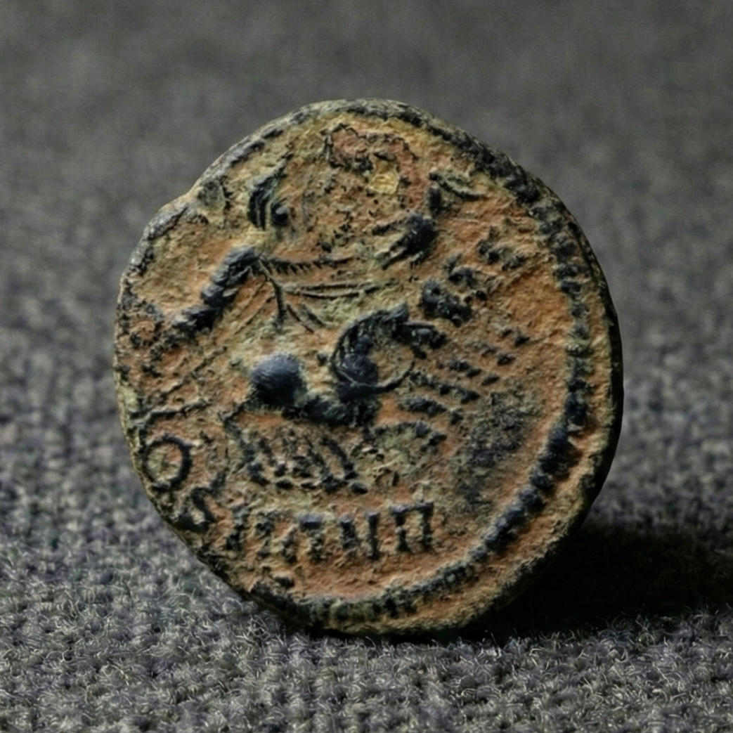 Moeda Romana Numus de Divus Constantino I o Grande (306–337) – imagem 1