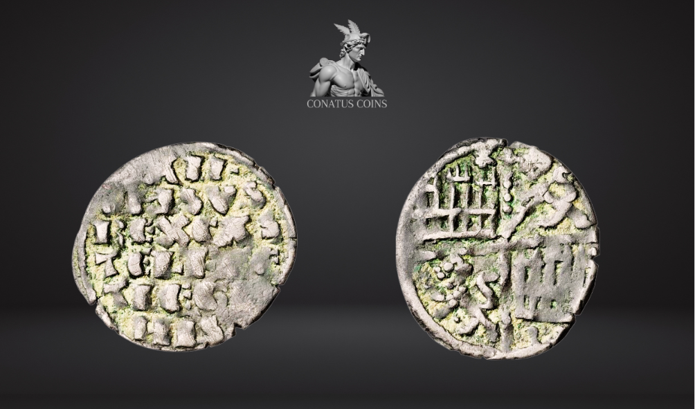 Moeda Espanhola Escassa de Alfonso X (1252-1284). – imagem 1