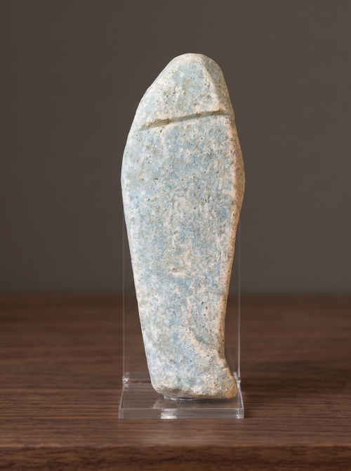 Artefato Egípcio Ushabti de faiança Final do período faraônico (522-30 aC) – imagem 2