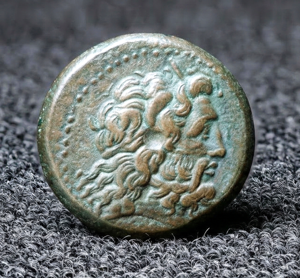 Moeda do Reino Ptolemaico do Egito, Ptolomeu III Euergetes (246-221 aC) – imagem 1