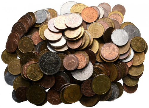 Lote com cerca de 200 moedas modernas – imagem 1