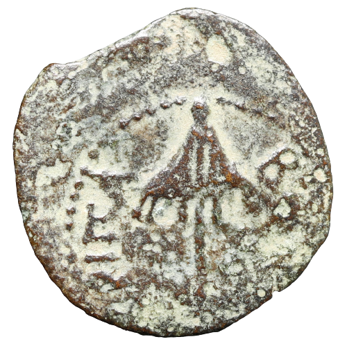 Moeda judia "Bíblica" de Agrippa I (37-43 CE). Dinastia Herodiana. – imagem 2