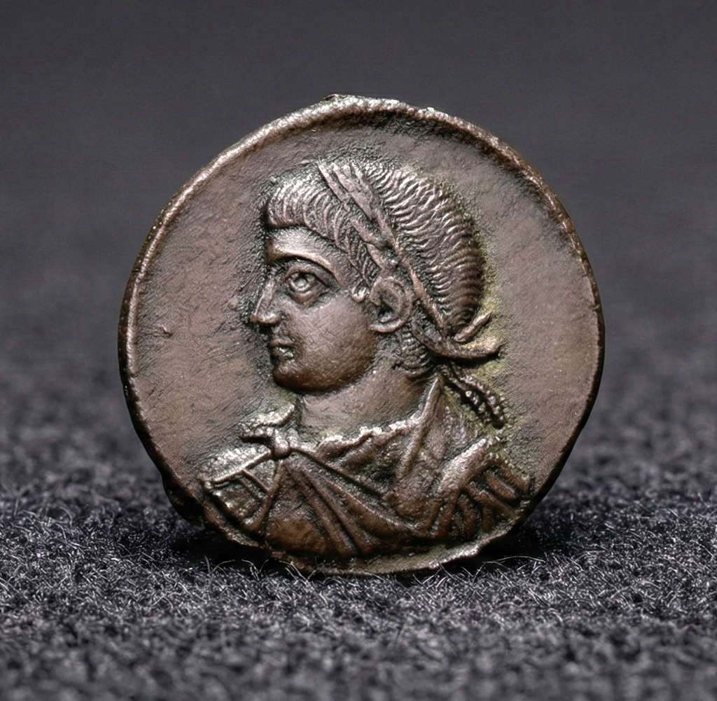 Moeda Romana RARA de Constantius II (Caesar, 324–337 d.C) – imagem 1