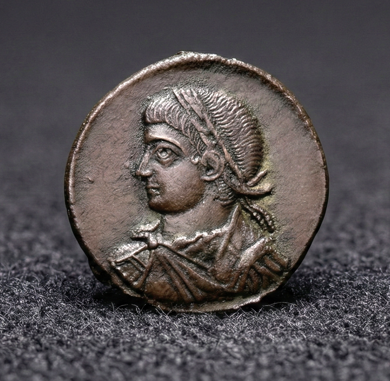 Moeda Romana RARA de Constantius II (Caesar, 324–337 d.C) – imagem 1