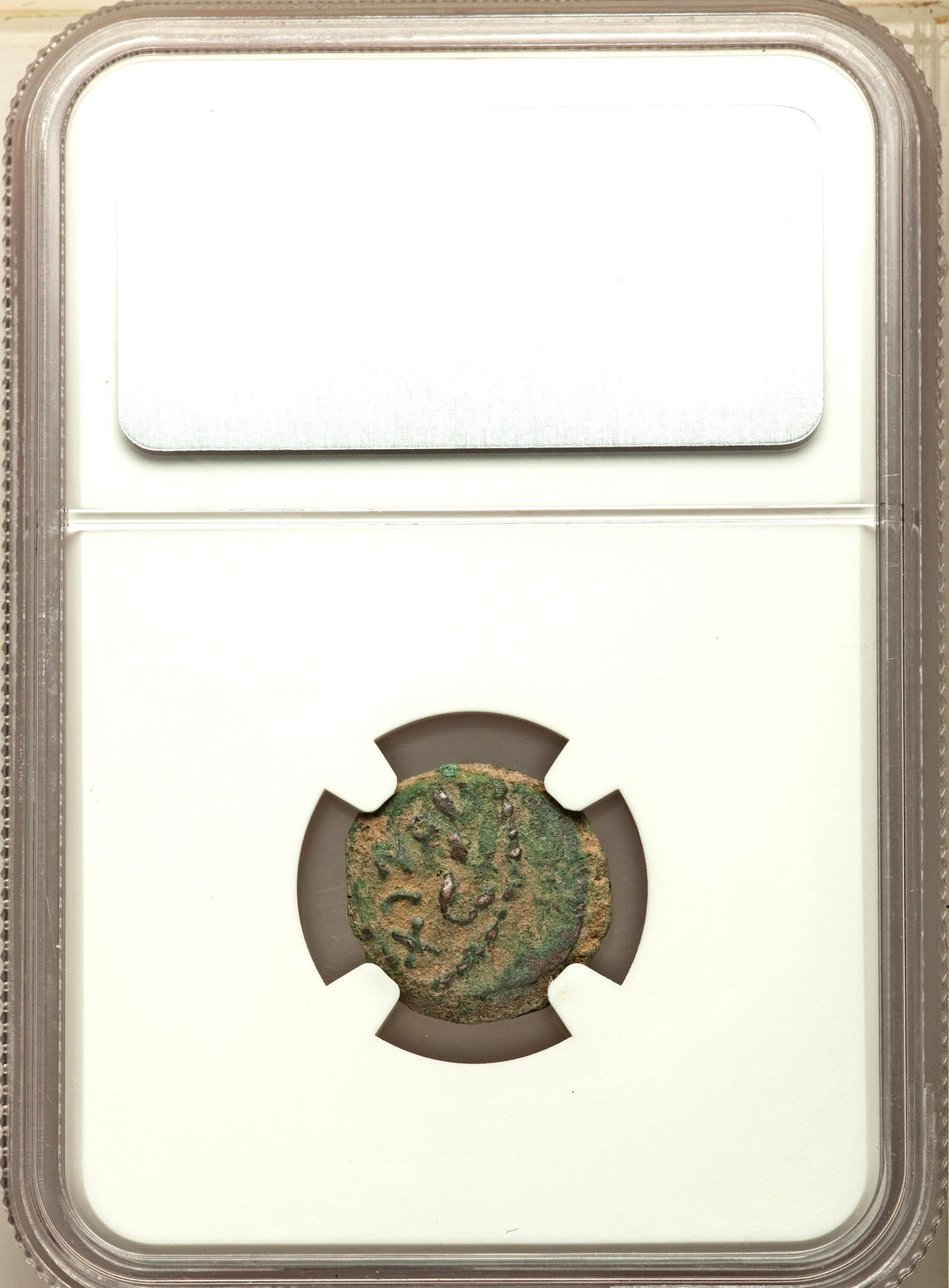 Moeda Bíblica Prutá de Porcius Festus sob Nero (59-63 dC) Certificada NGC – imagem 4